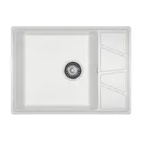 Кухонная мойка Granfest Vertex 680L (680*500) Иней