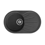 Кухонная мойка Granfest Rondo 750L (746*455) Графит