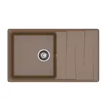 Кухонная мойка Granfest Level 860L (860*500) Терракот