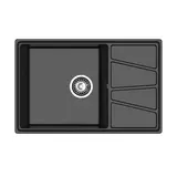 Кухонная мойка Granfest Vertex 780L (780*500) Черный