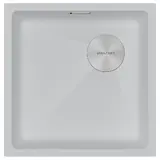 Кухонная мойка Paulmark Lumi 45 UNI-SKEW (455*440) Белый матовый 431/WH
