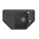 Кухонная мойка Granfest Corner 800E (790*490) Графит