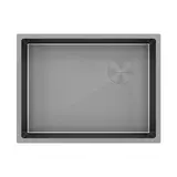 Кухонная мойка Paulmark Next-skew 58 UNI (580*440) Матовый серый MG