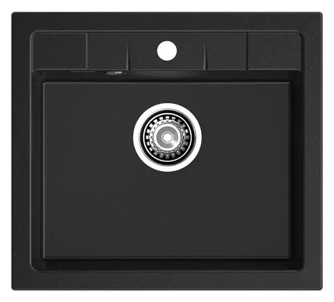 Кухонная мойка Granfest Quadro 561 (560*500) Черный
