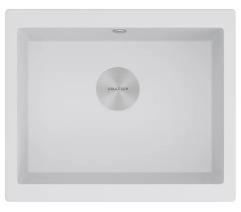 Кухонная мойка Paulmark Gera 60 (550*460) Белый матовый 431/WH
