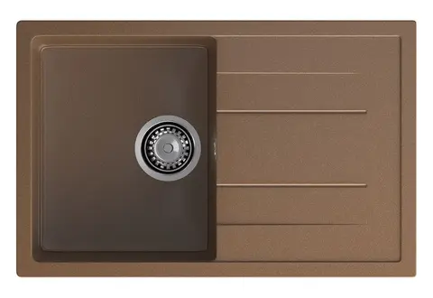 Кухонная мойка Granfest Quadro 780L (770*495) Терракот