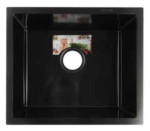 Кухонная мойка AFLORN 95043F (500*430) Графит