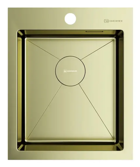 Кухонная мойка Omoikiri Akisame 41-LG (4973080) светлое золото