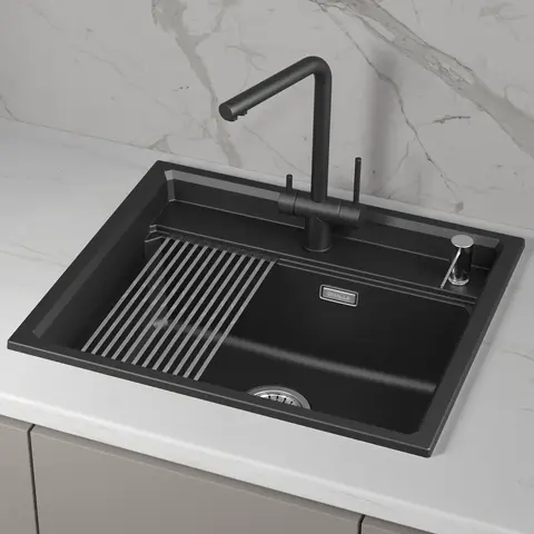 Кухонная мойка Granula KS-6003i (600*510) Шварц