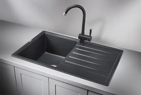Кухонная мойка Granula Standart ST-7602 (760*500) Черный