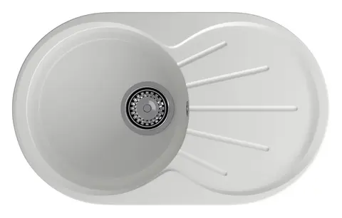 Кухонная мойка Granfest Rondo 750L (746*455) Иней