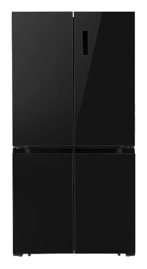 Отдельностоящий холодильник LEX LCD505BlGID (Черный/Стекло)